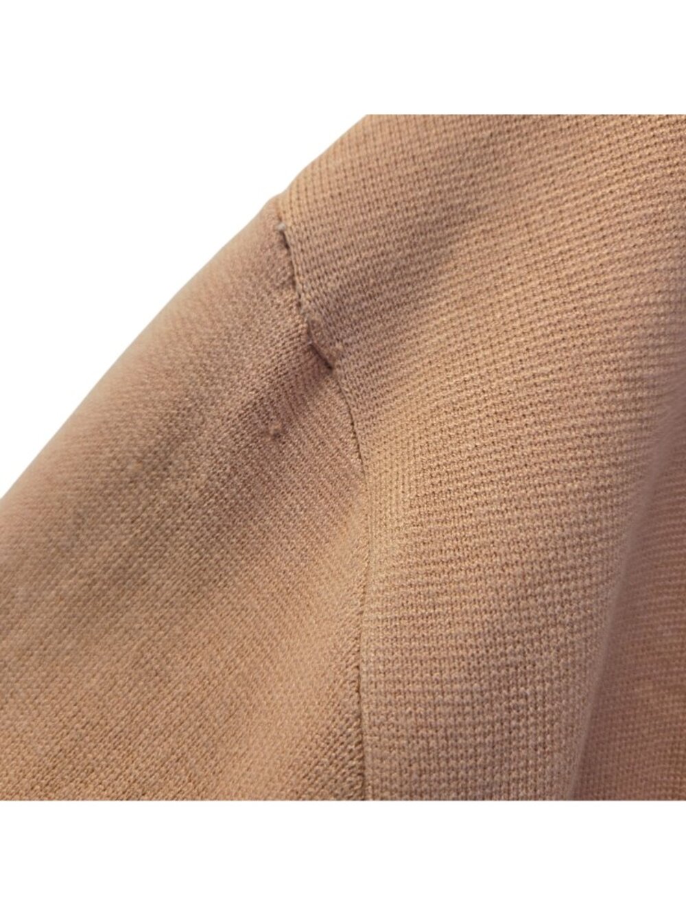 NWT Toccin Jade Knit Longline Open Cardigan Topper in Camel Size M/L *REPAIRED* - Picture 10 of 10